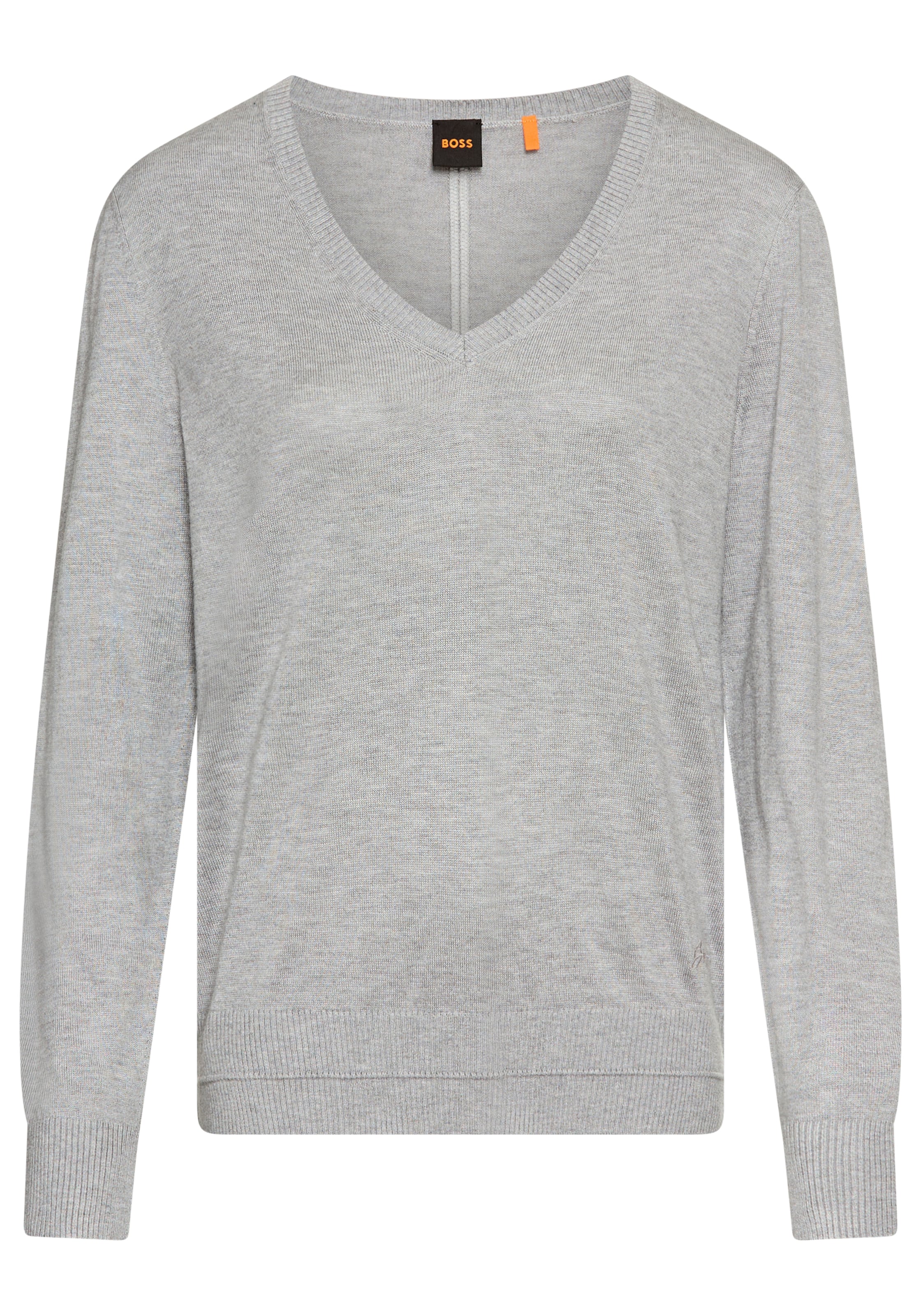 BOSS Pullover in Grau: Vorderseite