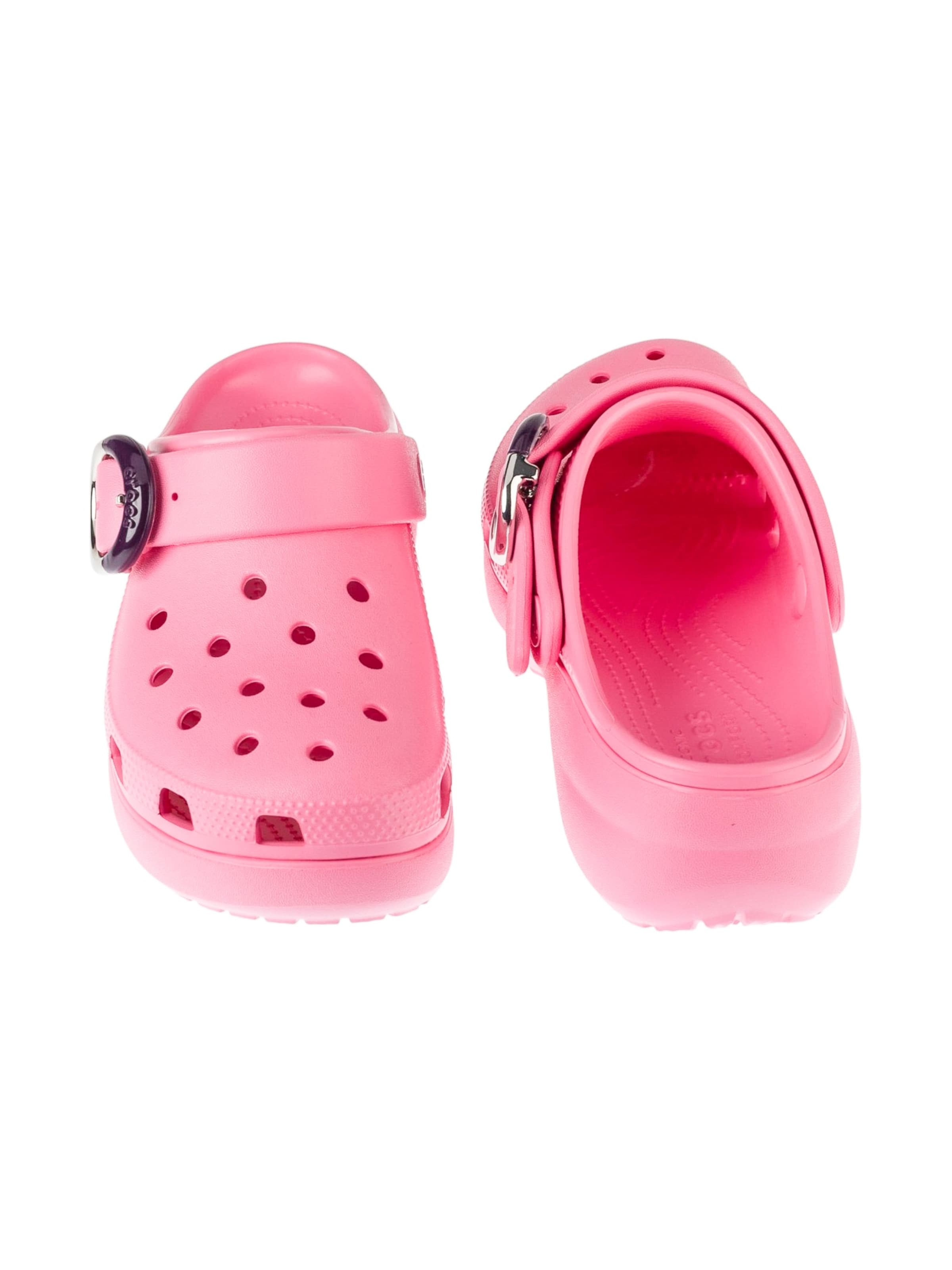 Crocs Clogs 'Classic Platform Dipped Buckle Clog'‌‌ in Pink