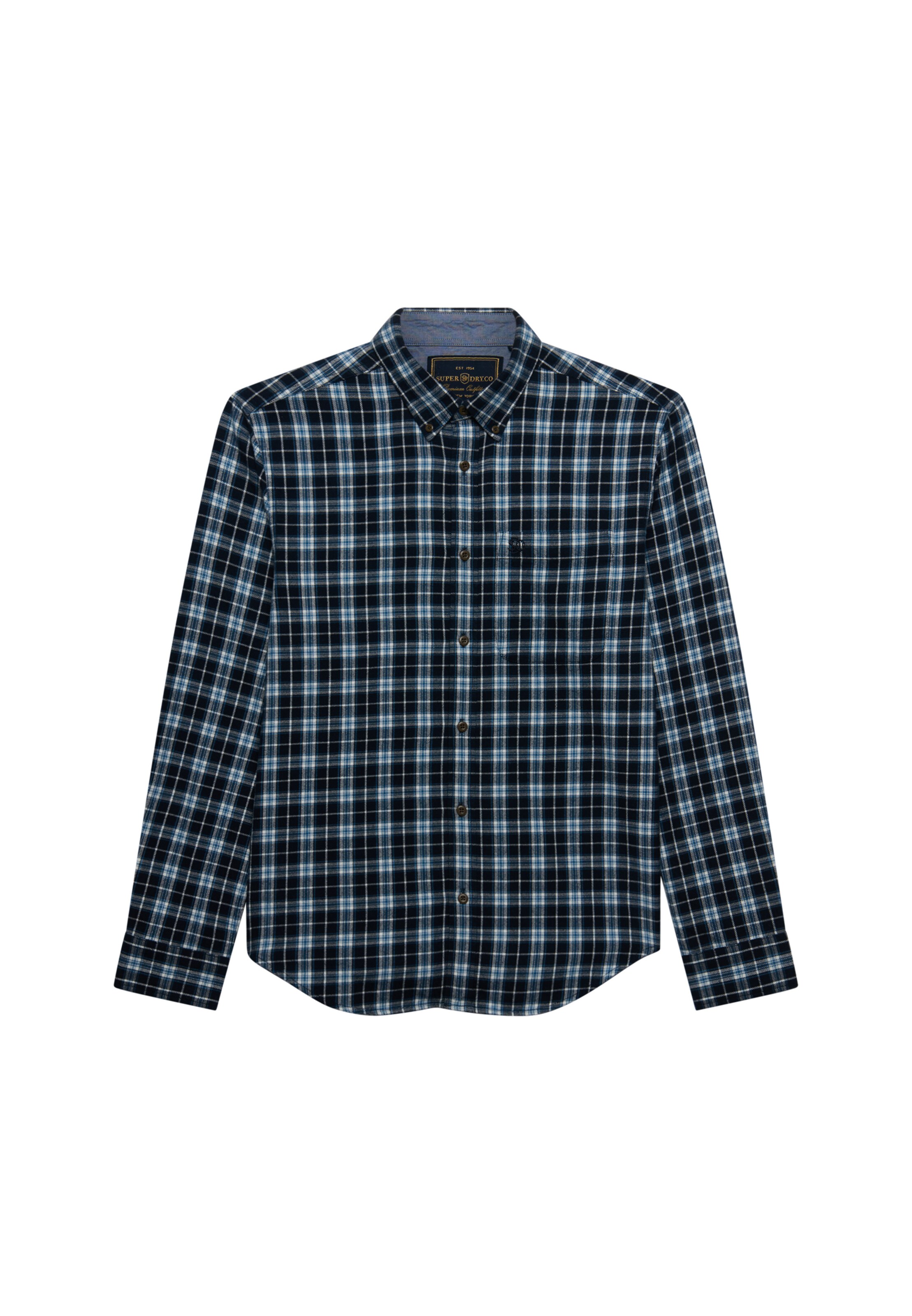 Superdry & Co Overhemd in Blauw: voorkant