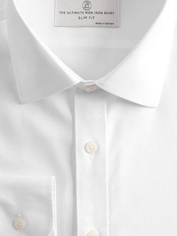 Slim fit Camicia di Marks & Spencer in bianco