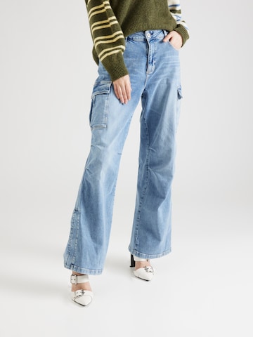 AG Jeans Свободный крой Джинсы-карго 'MOON' в Синий: спереди