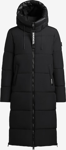Manteau d’hiver 'Nalu' khujo en noir : devant