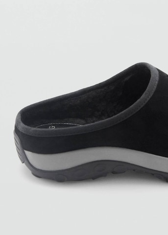 MANGO Clogs 'Teide' in Black