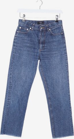 APC Jeans in 25 in Blue: front