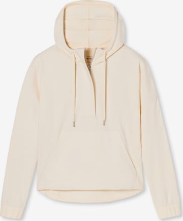 Sweat-shirt SCHIESSER en beige : devant