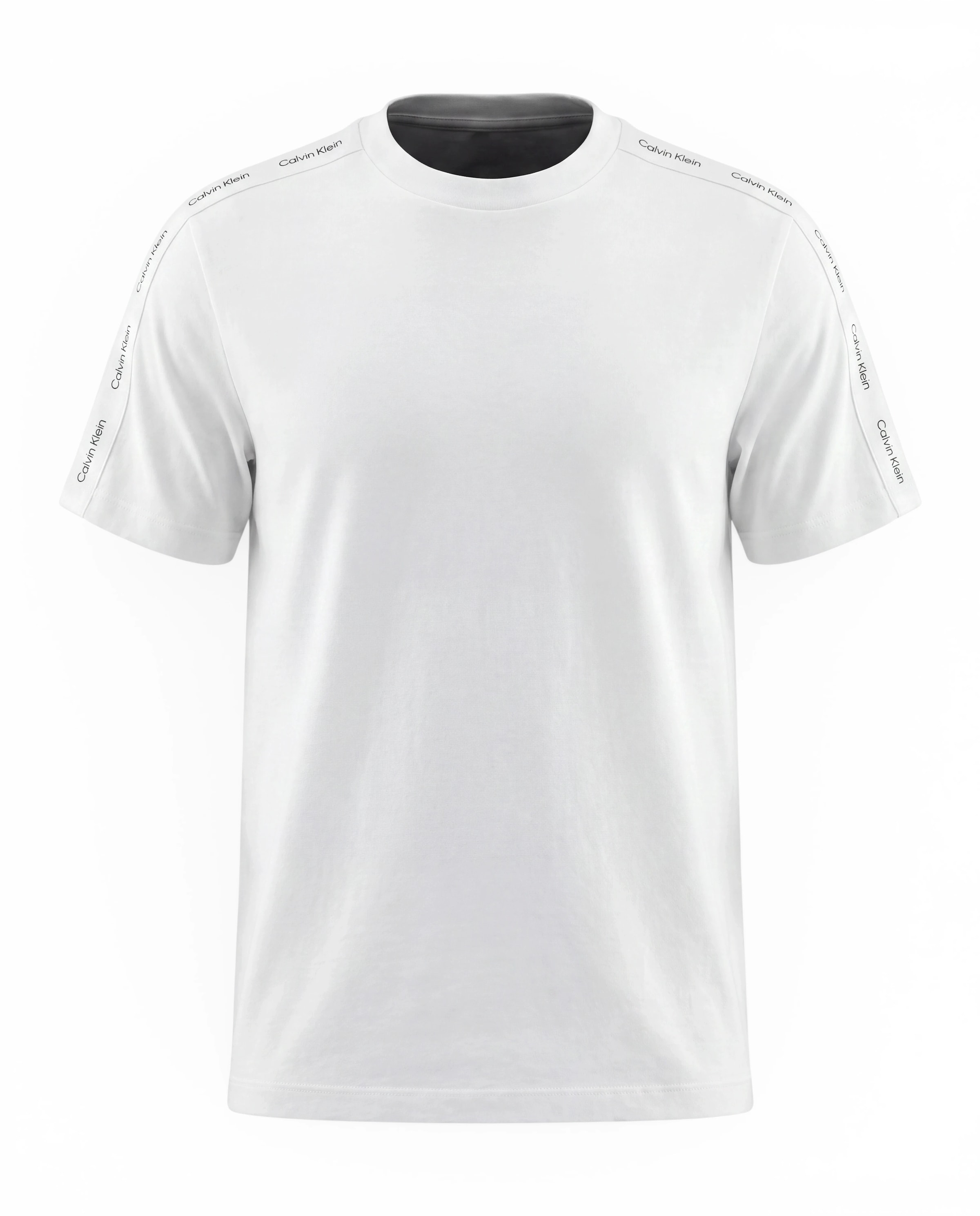 Calvin Klein Jeans Тениска в бяло: отпред