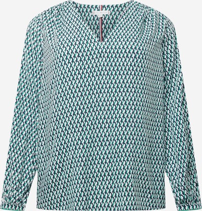 Tommy Hilfiger Curve Chemisier en bleu marine / vert / blanc, Vue avec produit