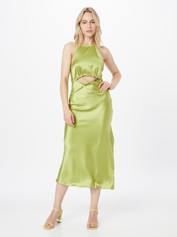 Robe de cocktail Nasty Gal en vert : devant