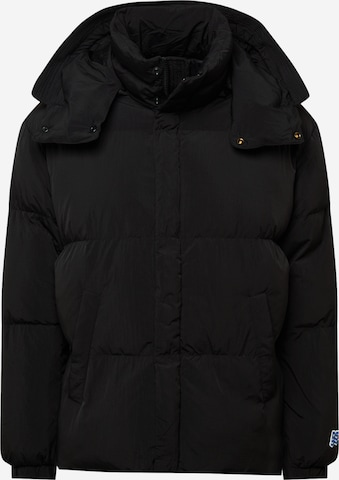 DIESEL Winter Jacket 'ROLF' in Black: front