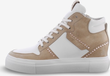 Kennel & Schmenger High-Top Sneakers ' CHAMP ' in Brown: front
