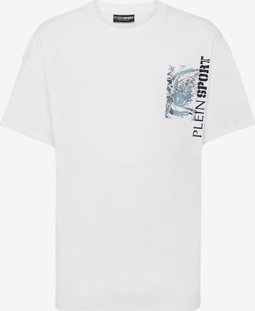 Plein Sport Shirt 'Tiger' in Wit: voorkant