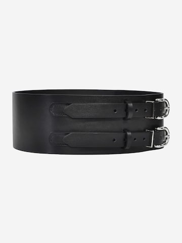 Haute Cuir Bælte 'Patrician Wide Belt' i sort