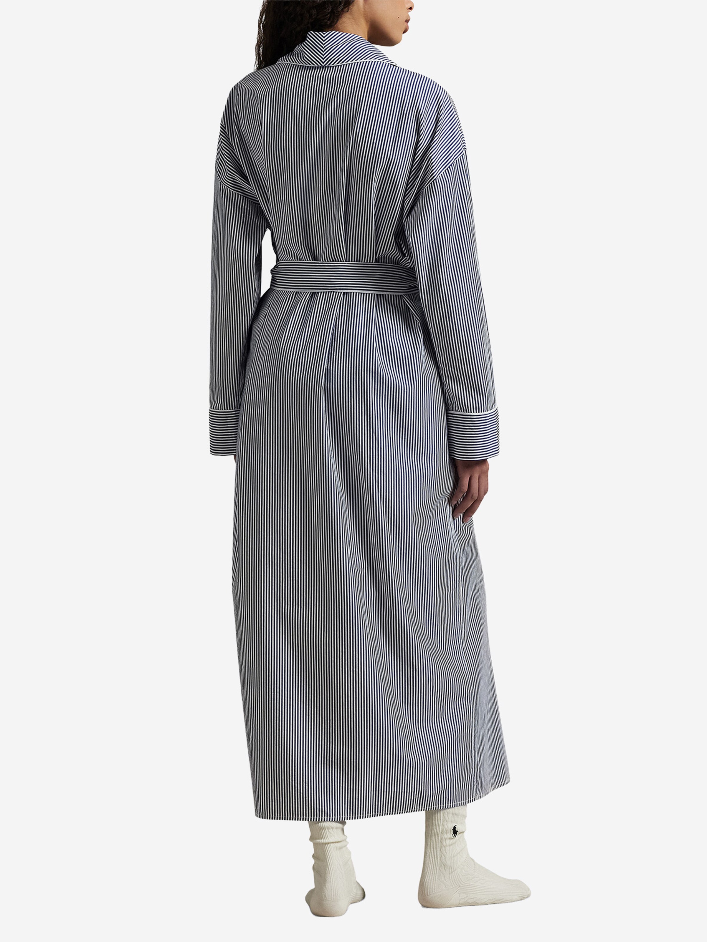 Polo Ralph Lauren Bathrobe short ' Shirting Stripes ' in Purple