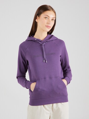 Sweat de sport 'Ground' PEAK PERFORMANCE en violet : devant