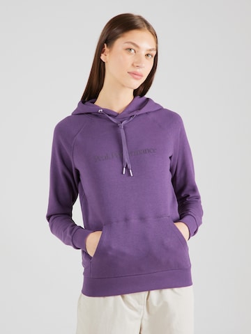 PEAK PERFORMANCE Athletic Sweatshirt 'Ground' in Purple: front