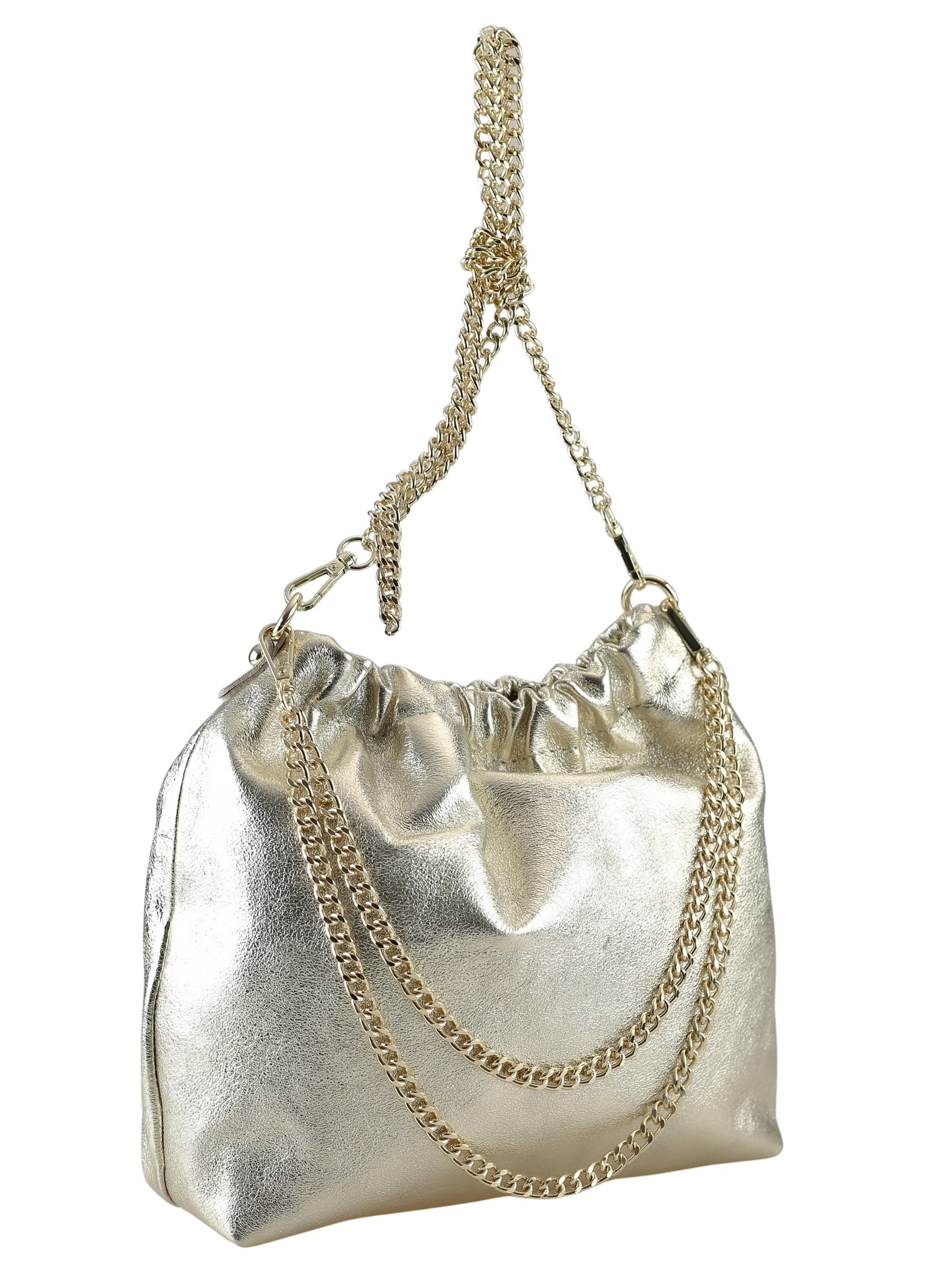COLLEZIONE ALESSANDRO Crossbody Bag 'Chicca' in Gold