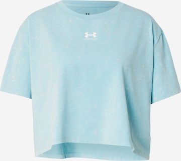 UNDER ARMOUR Funkčné tričko 'Rival' - Modrá: predná strana