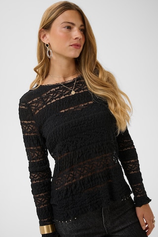 Cream Shirt 'Rosel' in Zwart