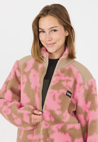 SLOPE Athletic Fleece Jacket 'Kendor' in Pink