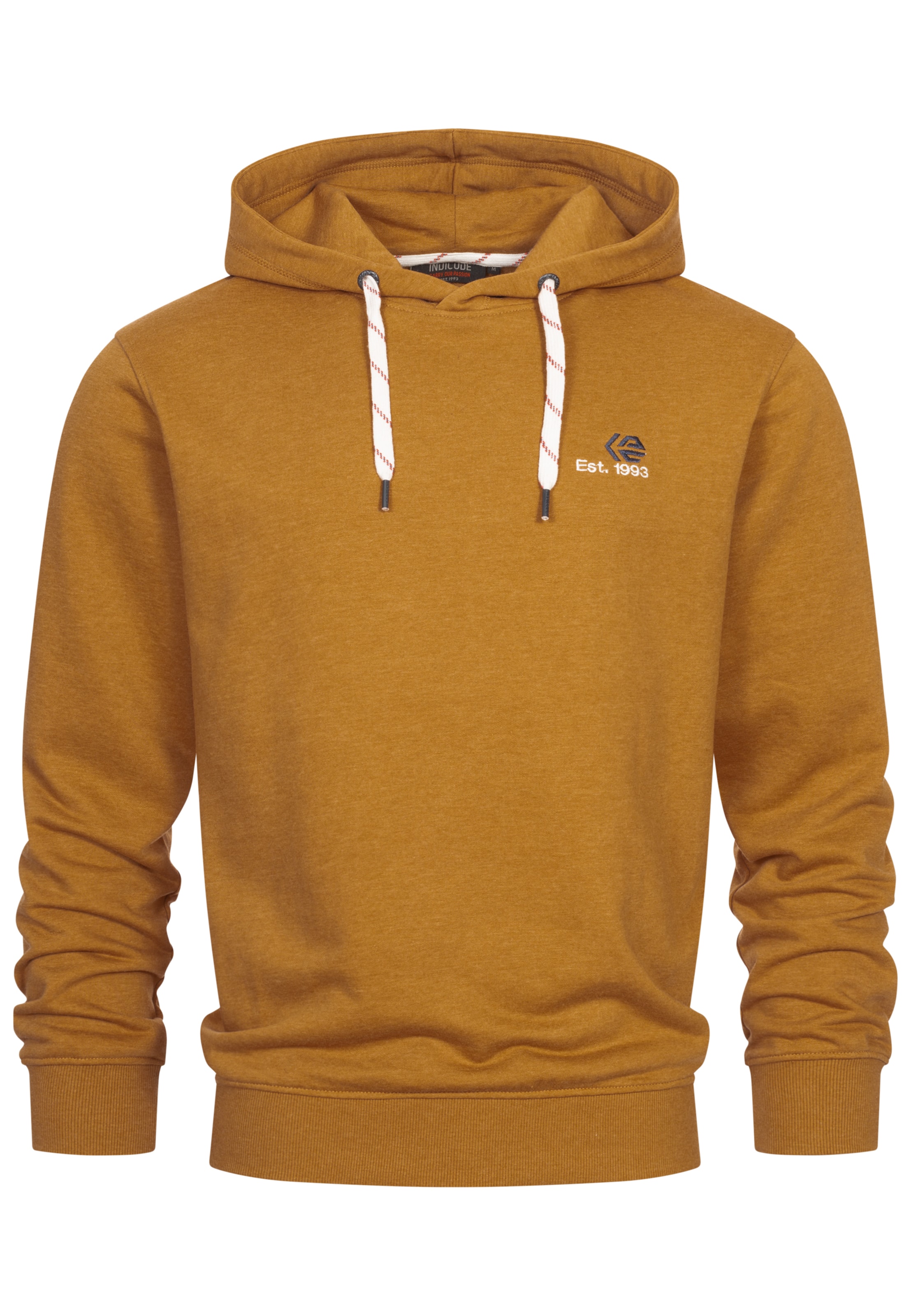 INDICODE JEANS Sweatshirt in Gelb: Vorderseite