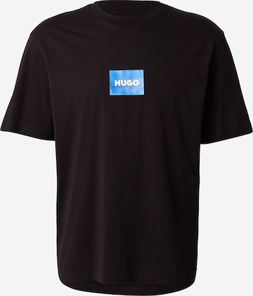 HUGO Paita 'Nayonix' värissä musta: etupuoli