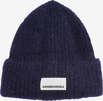 ARMEDANGELS Mütze SNOWAA in Blau: Vorderseite