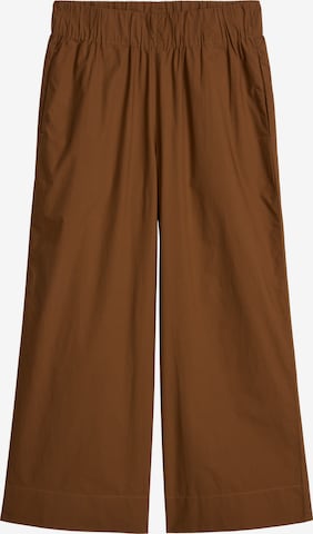 Loosefit Pantalon Marc O'Polo DENIM en marron : devant