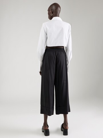 Wide Leg Pantalon TAIFUN en noir