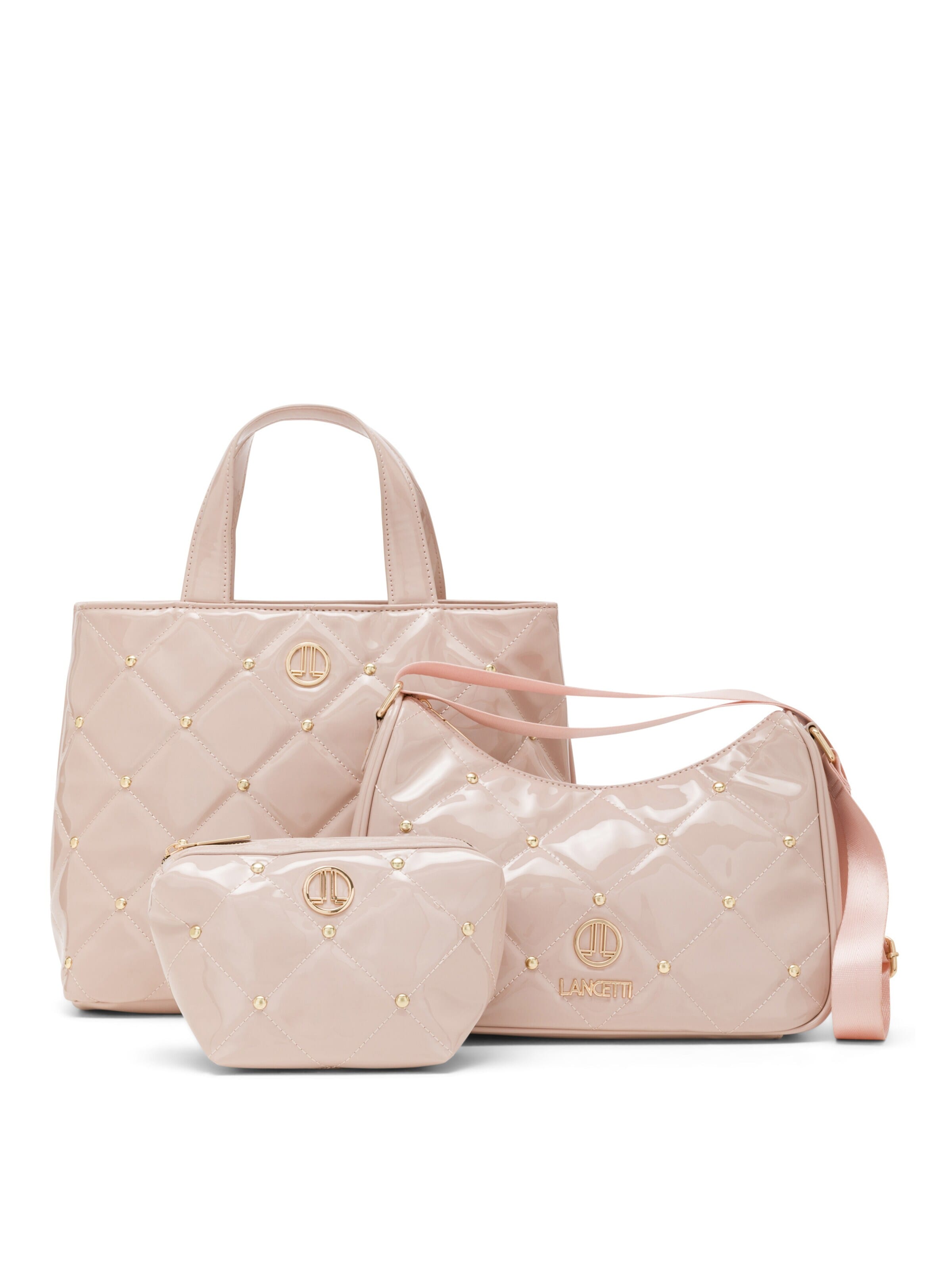 Lancetti Handbag 'Dames' in Pink: front