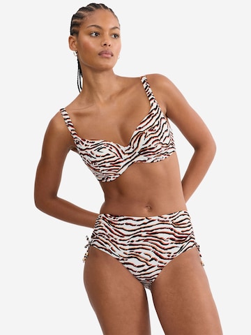 TRIUMPH Bustier Bügel-Bikini-Top ' Red Label Summer Wild ' in Beige: Vorderseite