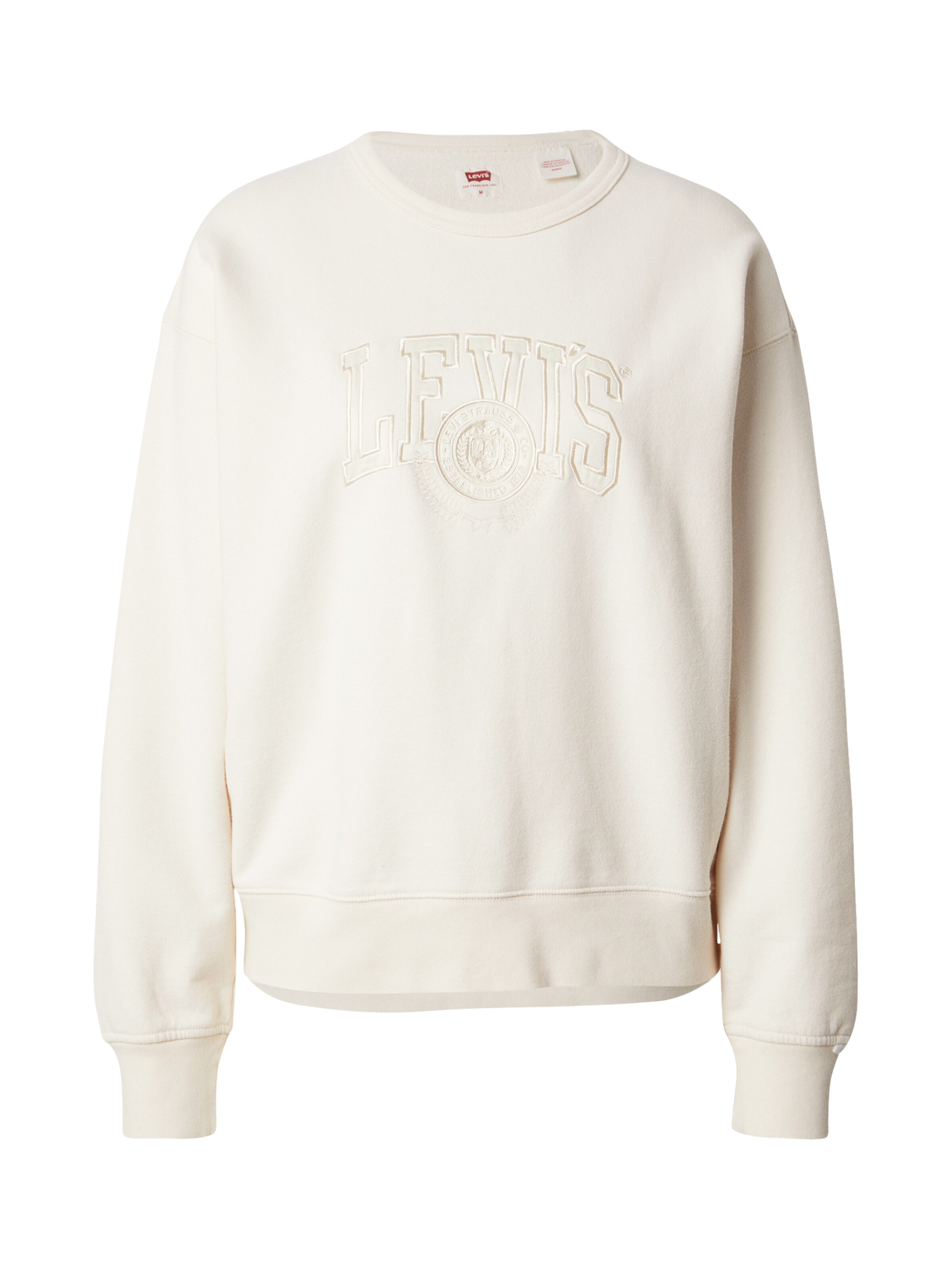 LEVI'S ® - Sweatshirt 'Heritage' em branco: frente