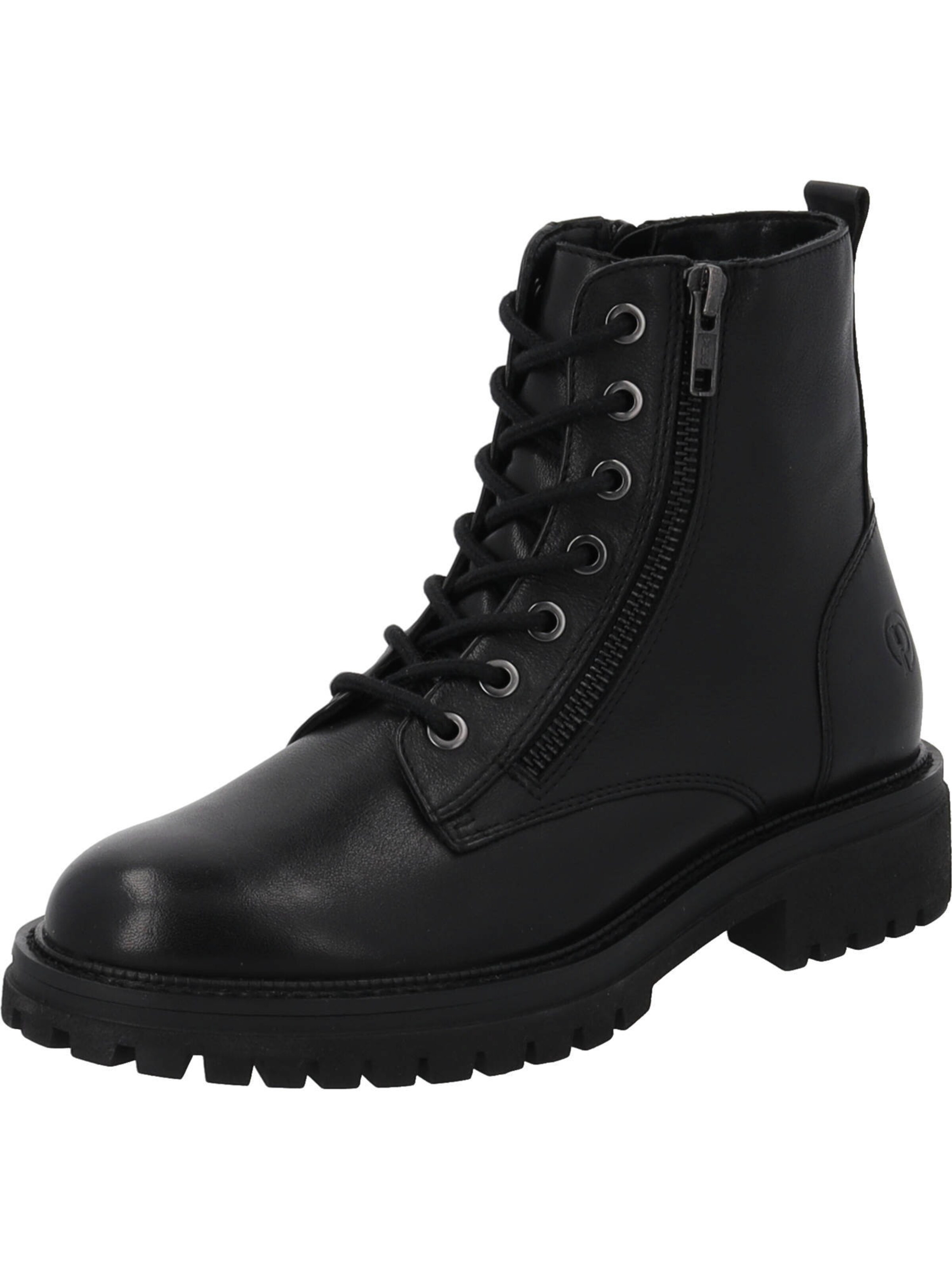 Bottines à lacets 'Ianbella' Palado en noir : devant