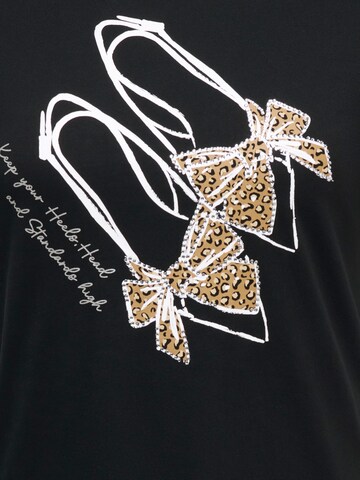 ONLY Carmakoma - Camiseta 'CARBEAU' en negro