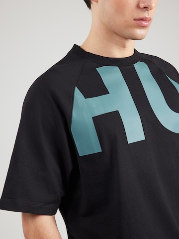 juoda HUGO Marškinėliai