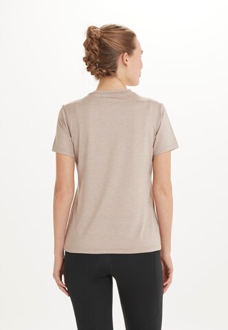 ENDURANCE Functioneel shirt 'Maje' in Beige