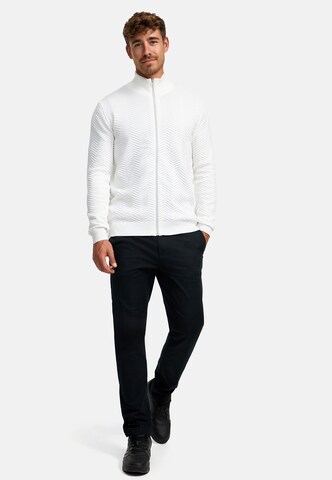 Kronstadt Gebreid vest 'Carlo' in Wit