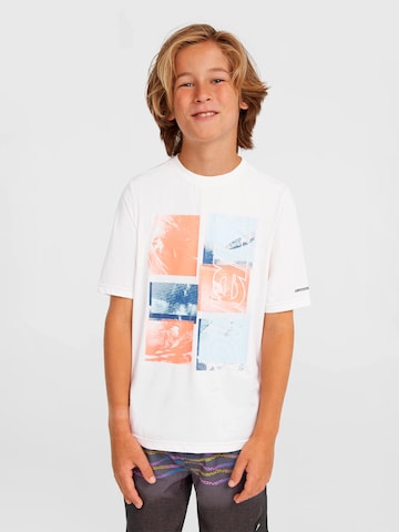 T-Shirt 'Hybrid' O'NEILL en blanc : devant