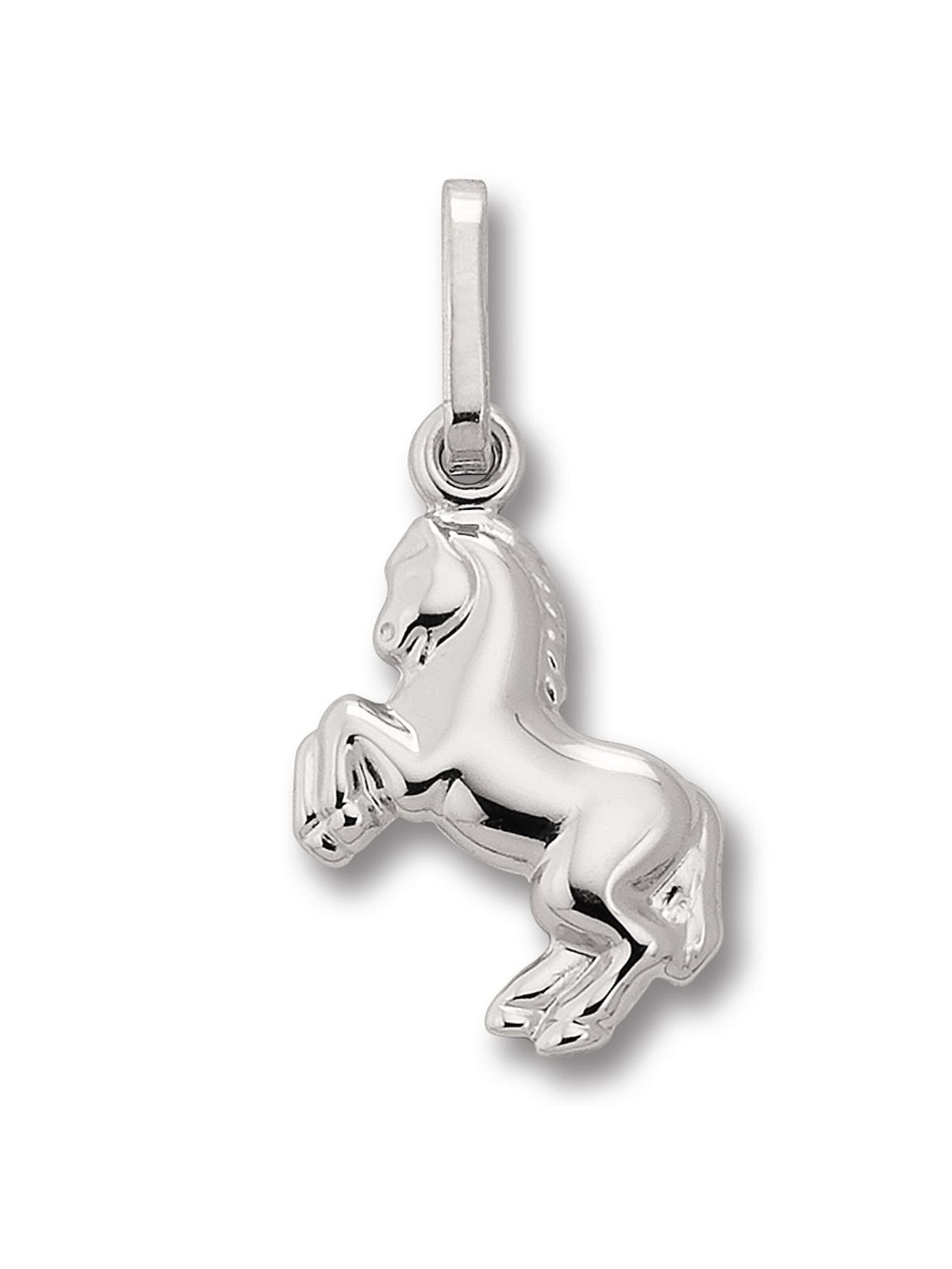 ONE ELEMENT Pendant 'Pferd' in Silver: front