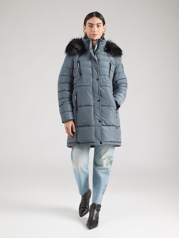 alife & kickin Talvemantel 'NicolaAK A', värv sinine: eest vaates