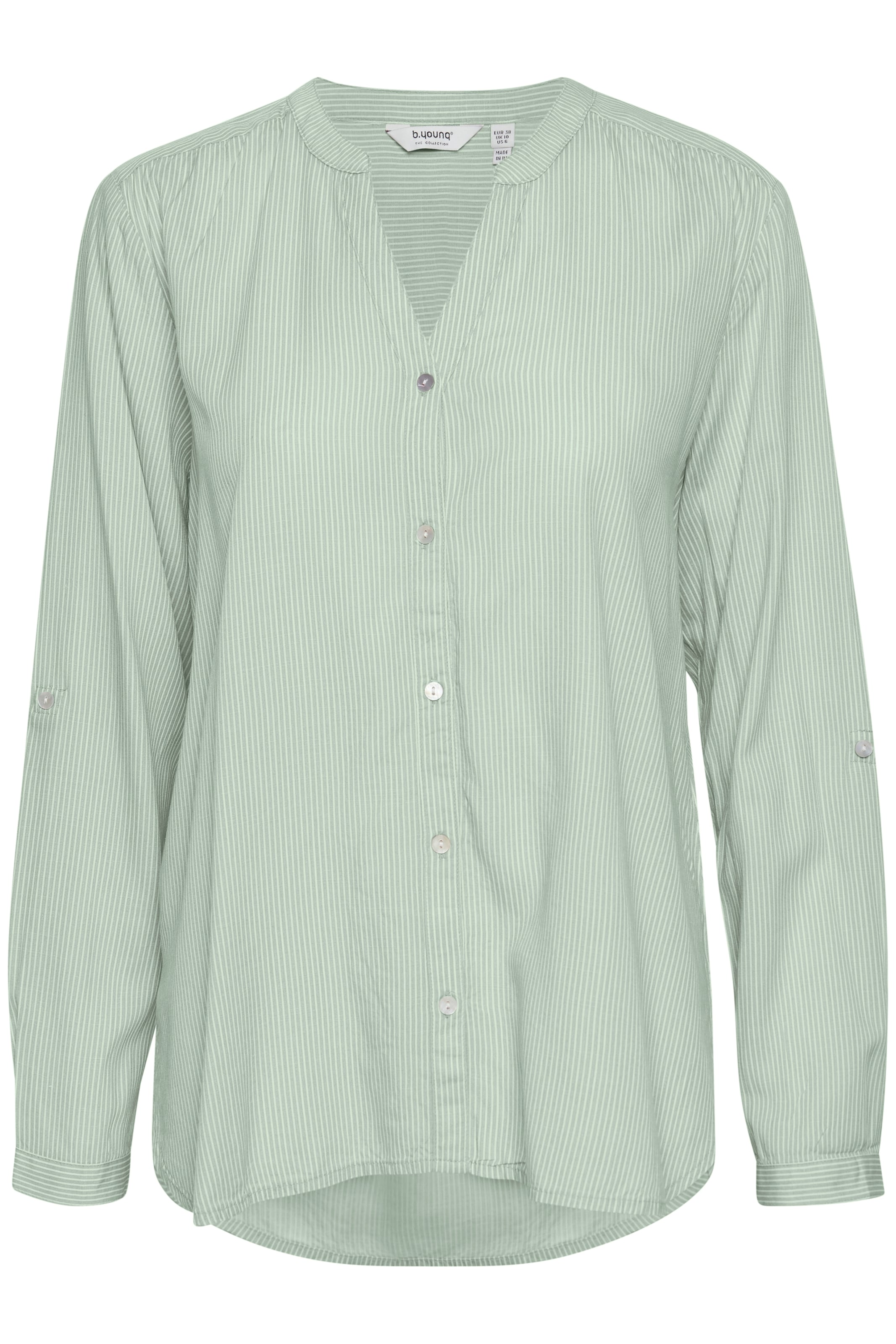b.young Blouse in Green: front
