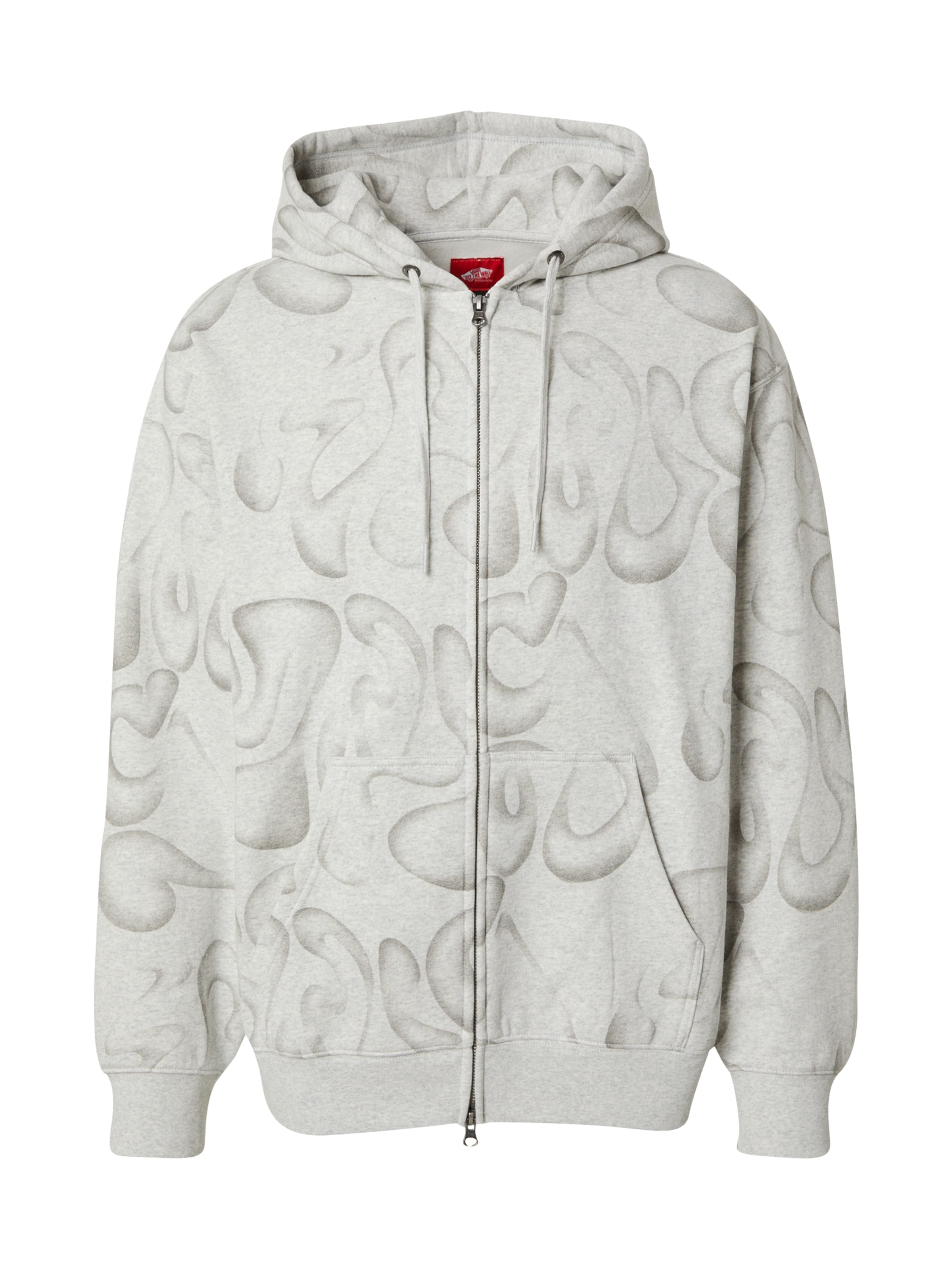 VANS Zip-Up Hoodie 'Lisa' in Grey: front