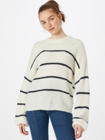 Soft Rebels Sweater 'Claudia' in White: front