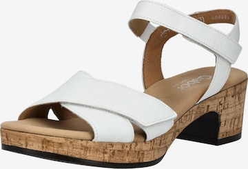 Sandalo di GABOR in bianco: frontale