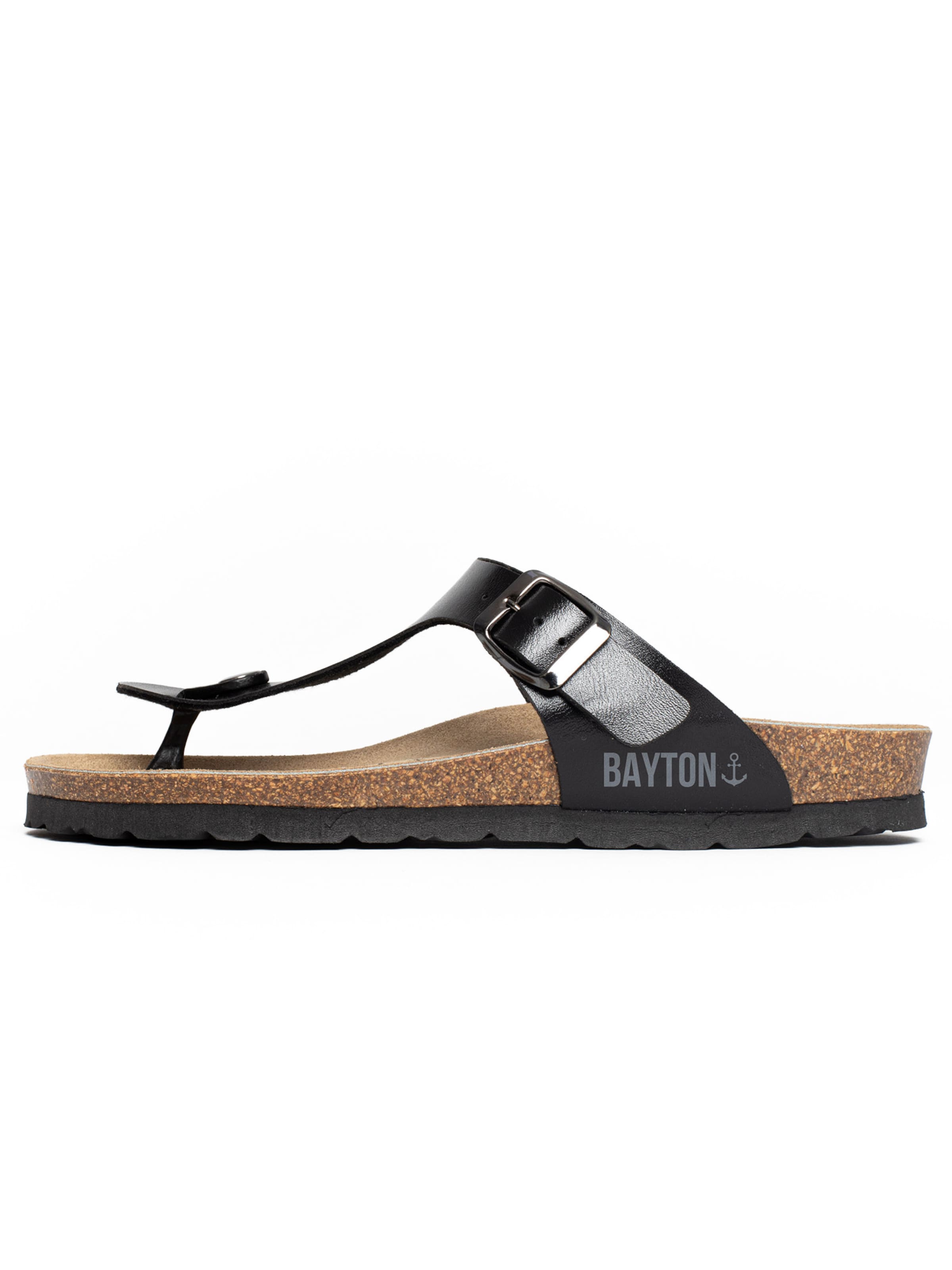 Flip-flops 'CAIRNS' de la Bayton pe negru: față