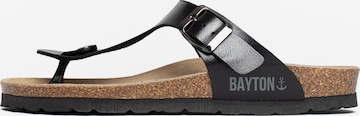 Bayton T-bar sandals 'CAIRNS' in Black: front