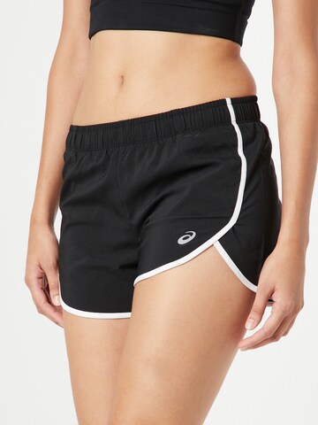 ASICS Regular Sportshorts in Schwarz