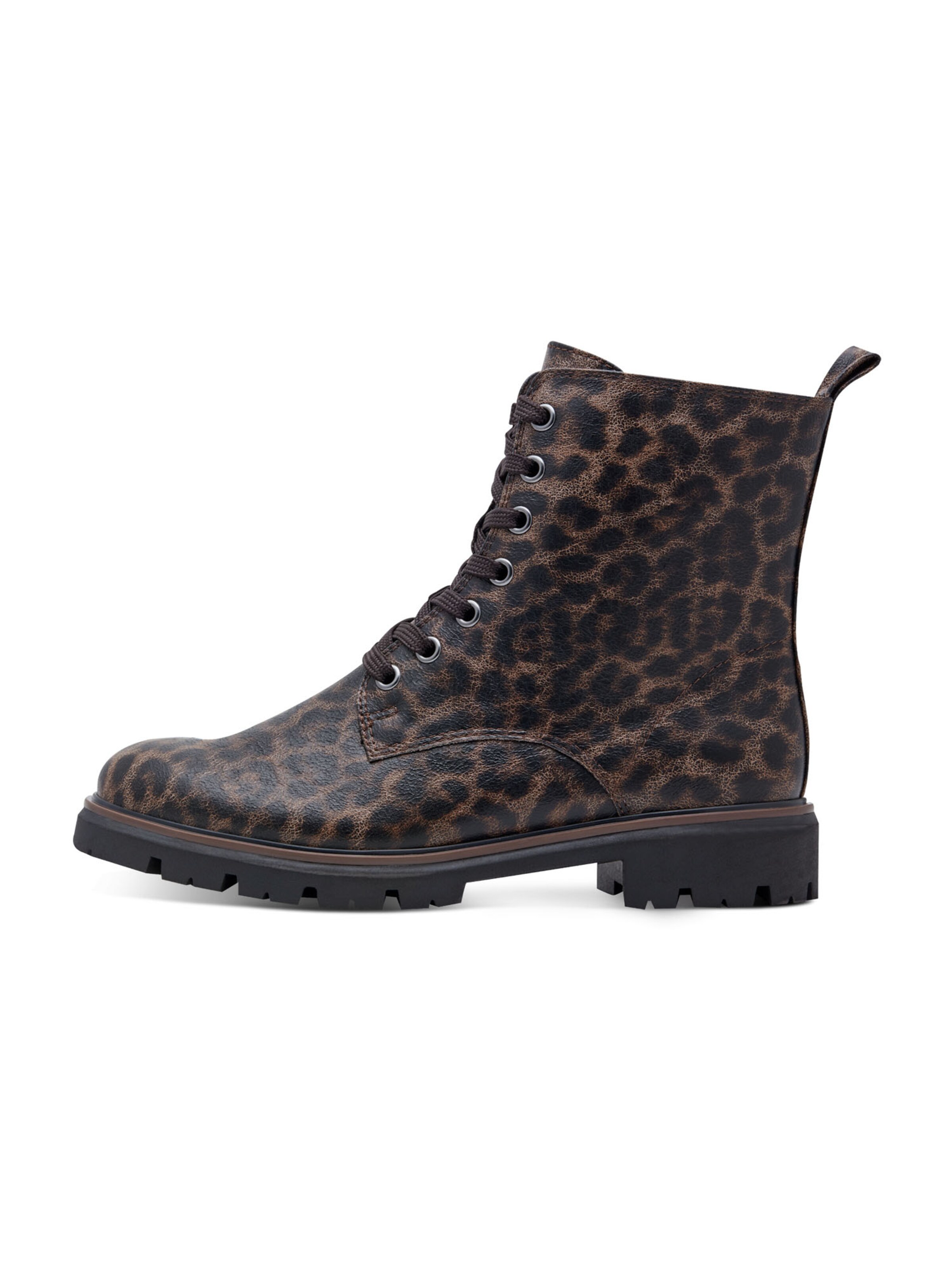 MARCO TOZZI Lace-Up Ankle Boots in Brown