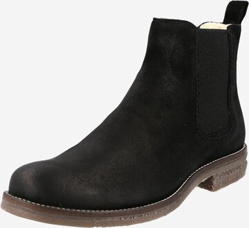 SHEPHERD Chelsea boots 'EMANUEL' i svart: framsida
