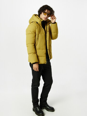 INDICODE JEANS Winter Jacket 'Jobo' in Yellow