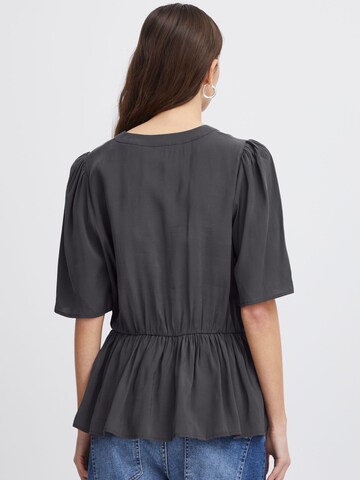 Camicia da donna 'Cinoma' di ICHI in grigio